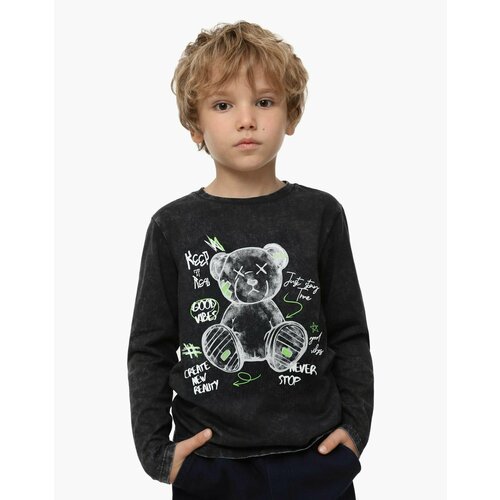 фото Футболка gloria jeans, размер 9-10л/140 (34), серый