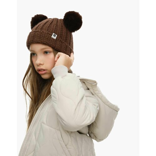 фото Шапка gloria jeans, размер 1-3 года, коричневый