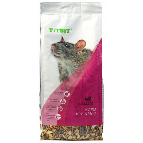 Titbit Classic корм для крыс 500 гр