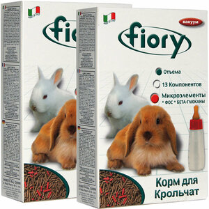 FIORY PUPPYPELLET — Фиори корм-гранулы для крольчат (850 гр х 2 шт)