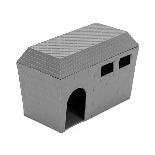 Дарэленд Домик д/грызунов пластиковый (не комплект) Серый