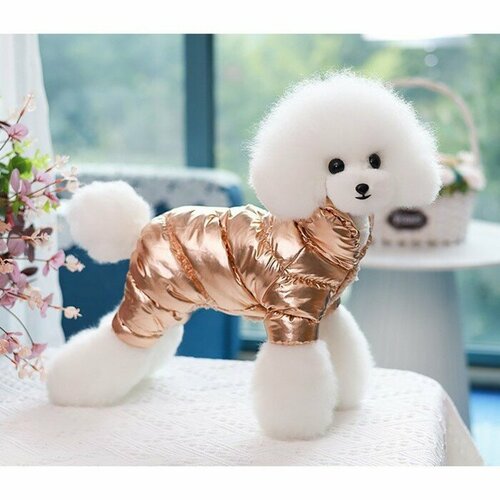 Комбинезон Блеск размер 2XL ДС 44 см ОГ 59 ОШ 40 см золотой 3011₽