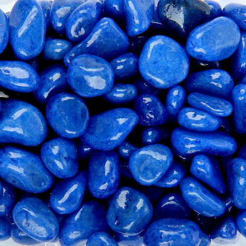 Грунт для аквариума (5-10 мм), синяя, 350 г 1404916