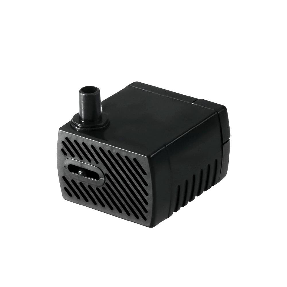 фото Помпа погружная регулируемая для аквариума водяной насос для фонтана 5Вт 300л/ч подъем воды на 0,75м (4PH-PUMP) черный