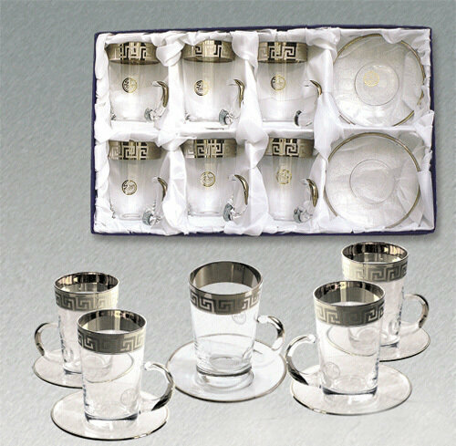 фото Набор хрустальных чашек