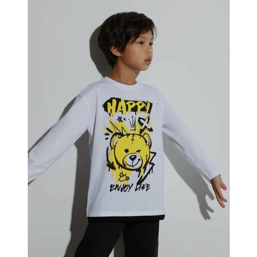 фото Футболка gloria jeans, размер 3-4г/104 (28), белый