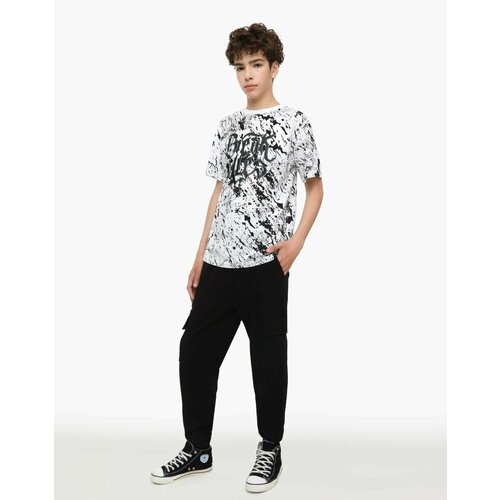 фото Брюки gloria jeans, размер 140 (35), черный