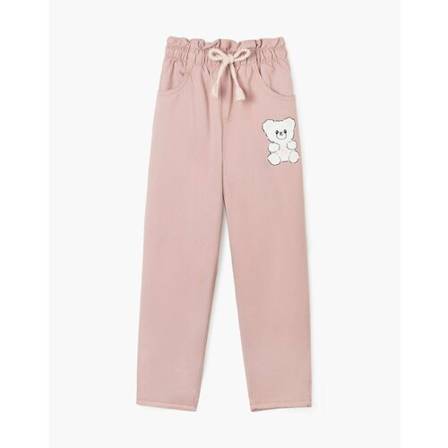 фото Брюки gloria jeans, размер 12 мес, розовый