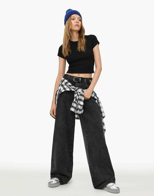 Джинсы  Gloria Jeans, размер 38/158, серый