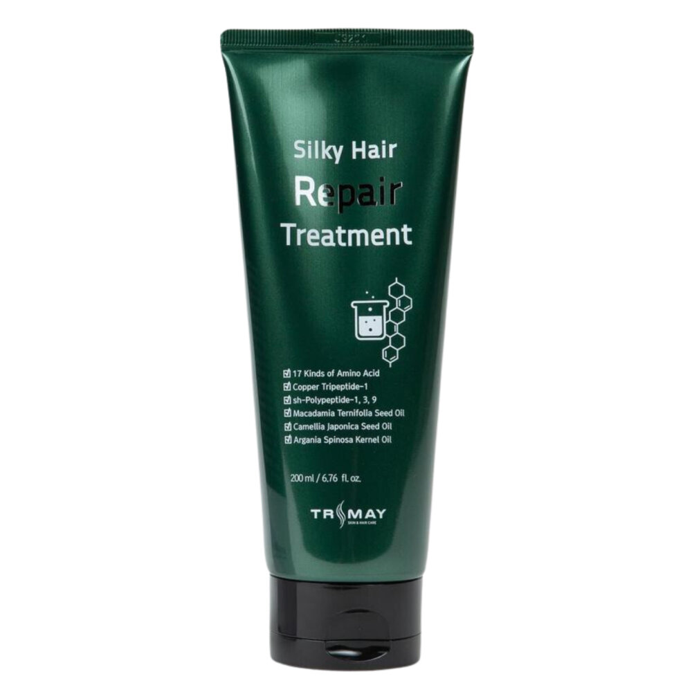 Безсульфатный восстанавливающий бальзам для волос Trimay Silky Hair Repair Treatment, 200 мл