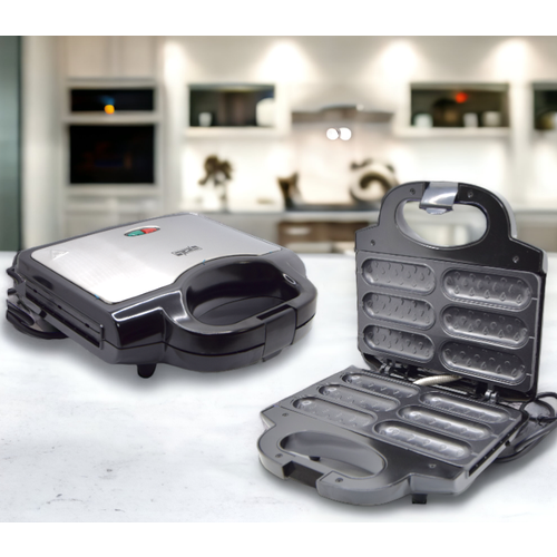 Аппарат для создания хот-догов Cосиска-гриль 750Вт с антипригарным покрытием Электрическая многофункциональная гриль 269000₽