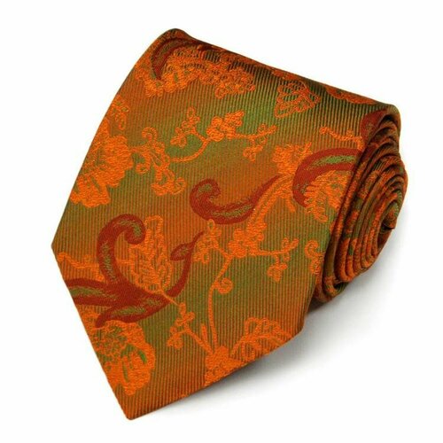 Галстук Christian Lacroix, оранжевый вишневый галстук с нестандартным узором christian lacroix 71308