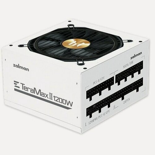 Изображение товара Блок питания Zalman TeraMax II, 1200W, 80+ Gold (ZM1200-TMX2 WH) белый