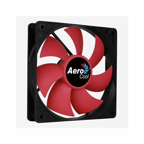 Вентилятор для корпуса AeroCool Force 12 / 120mm/ 3pin+4pin/ Red blade вентилятор aerocool force 12 120mm red blade 4718009158009