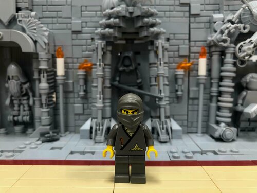 Изображение товара Минифигурка Lego cas049 Ninja - Gray