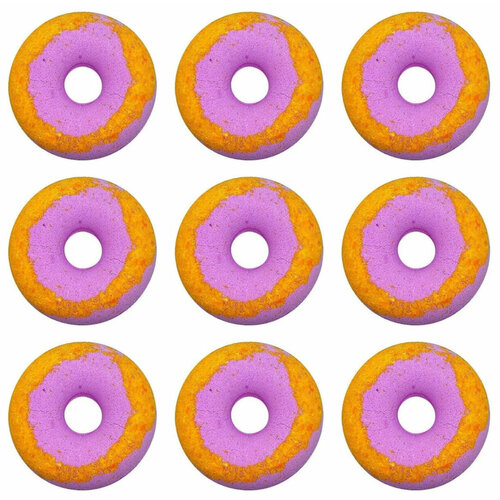 Organic Secrets Бурлящие шарики Пончик Персиковый джем 140 гр,9 шт