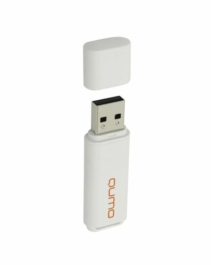 Накопитель USB 2.0 16Гб QUMO Optiva 01 16Gb, белый
