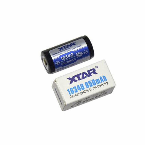 Аккумулятор XTAR 16340 650mAh с защитой