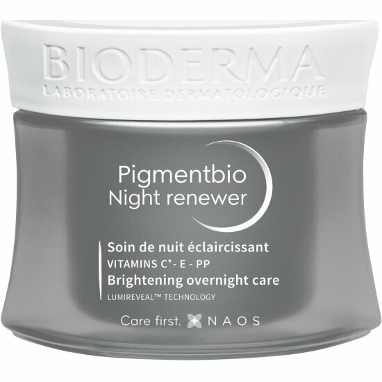 Осветляющий и обновляющий ночной крем для лица Bioderma Pigmentbio, 50 мл