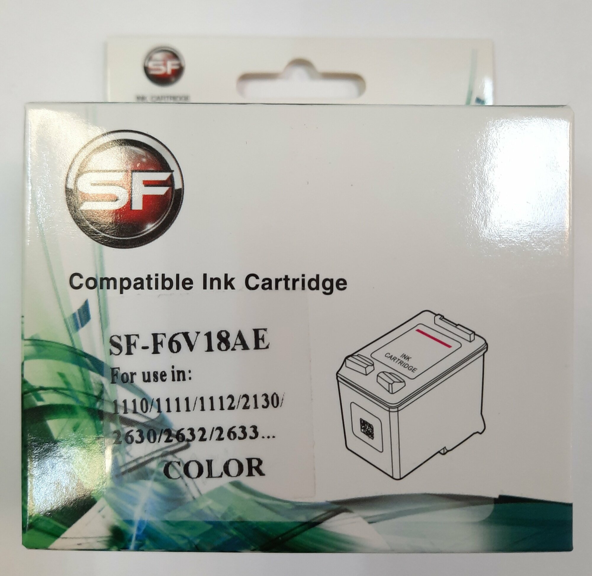 Картридж струйный SuperFine F6V18AE, для HP Deskjet 1110/2130/3830, № 123XL, цветной.
