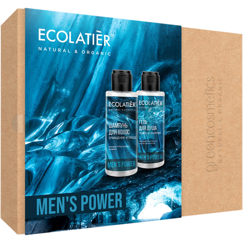 Подарочный набор Ecolatier Mens Power Шампунь для волос + Гель для душа гель для душа скин кап 150мл