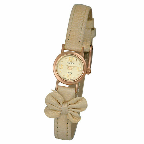 фото Наручные часы чайка, золото, желтый