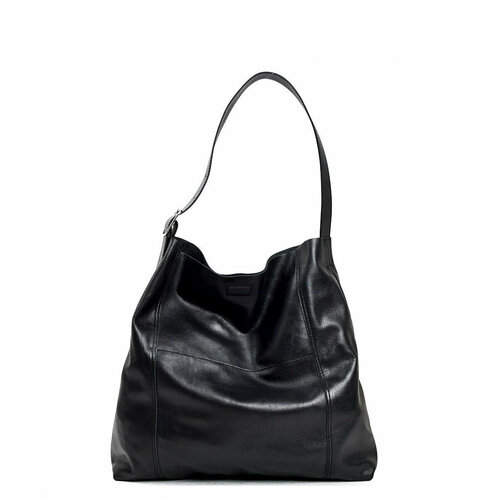 Сумка Mattioli, натуральная кожа, черный