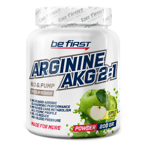 Be First Arginine AKG 2:1 (200 гр) (яблоко)