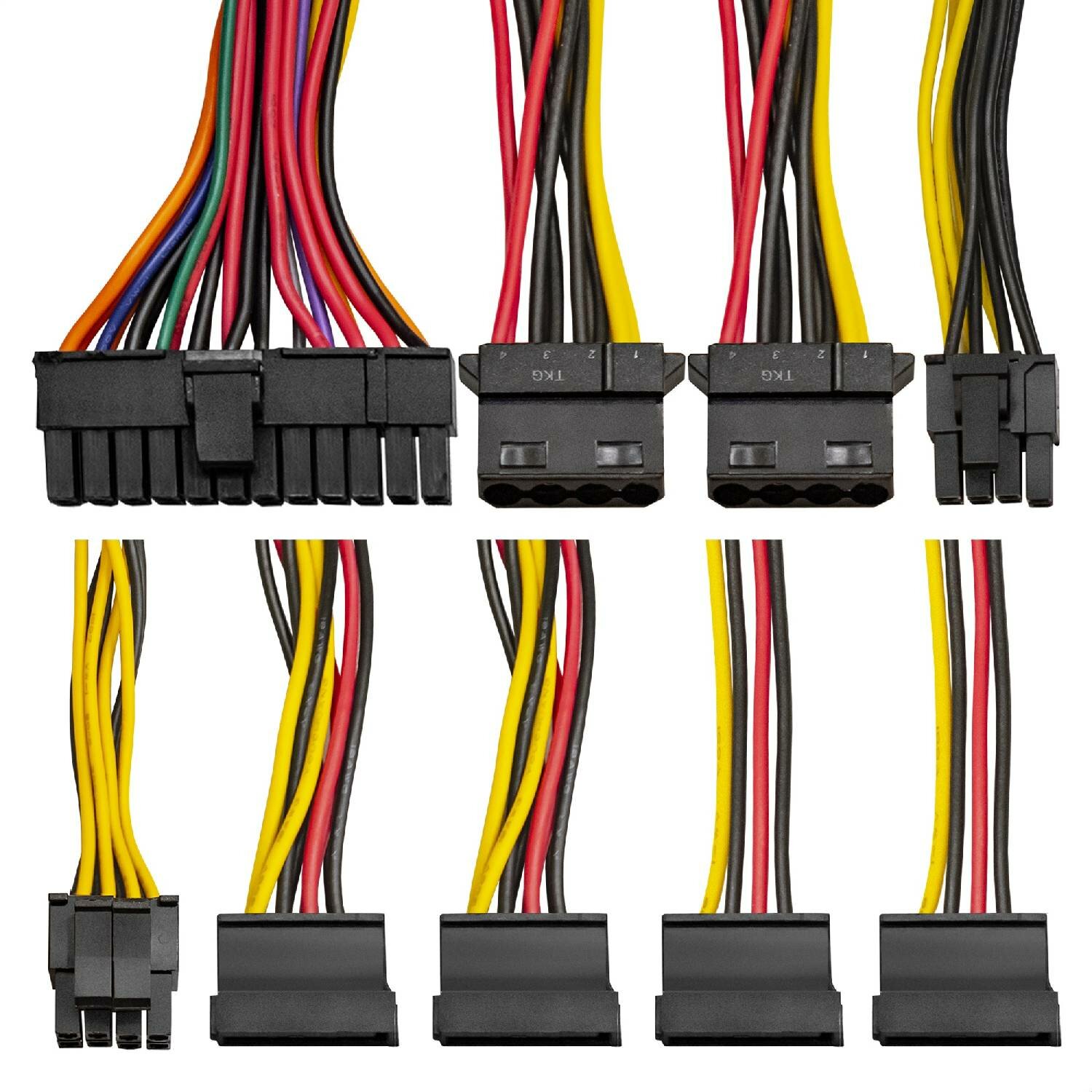 Блок питания Exegate EX264942RUS 300W, APFC, унив. для 1U, 24pin,2x(4+4)pin,3xSATA,3xIDE - фото №6