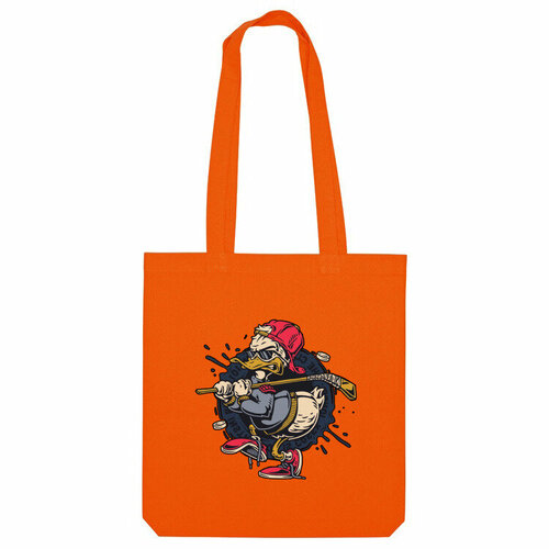 фото Сумка шоппер us basic, оранжевый