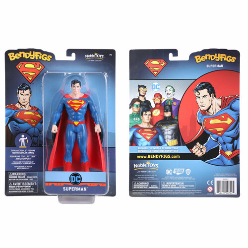 Фигурка Bendyfigs: DC Comics - Superman, Супермен, 19 см фигурка bendyfigs dc comics superman супермен 19 см
