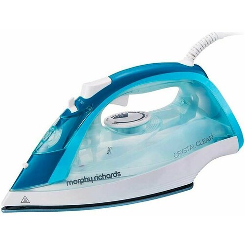 Утюг MORPHY RICHARDS Crystal Clear Steam 2400Вт бирюзовый белый 300300 658400₽