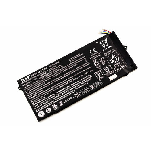 Аккумулятор для Acer C720 C740 ORG (11.4V 3920mAh) p/n: AP13J3K аккумулятор для acer chromebook 11 c720 c720p c740 ap13j3k ap13j4k 11 4v 3920mah 45wh корот