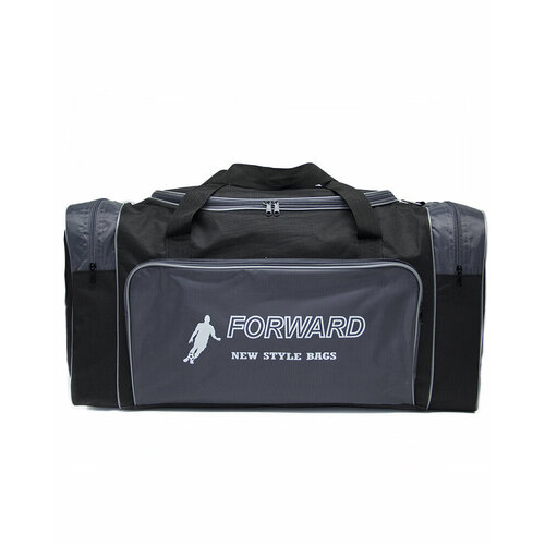 Сумка дорожная , 58 л, 27х32х67 см, черный, серый