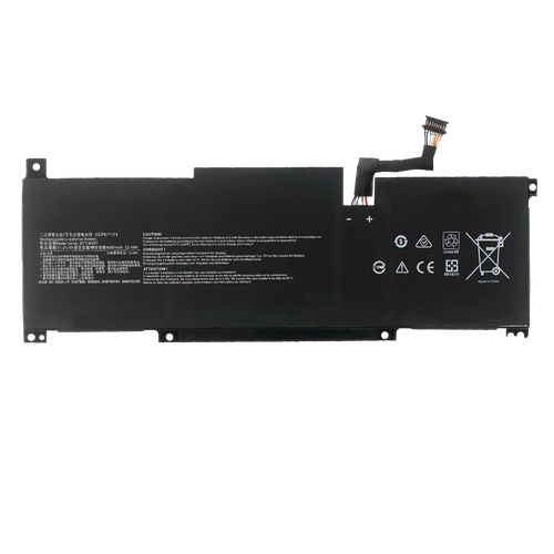 аккумулятор bty m491 для msi modern 15 a10m 11 4v 52 4wh 4600mah белый коннектор Аккумулятор BTY-M491 для MSI Modern 15 A10M 11.4V 52.4Wh (4600mAh) черный коннектор