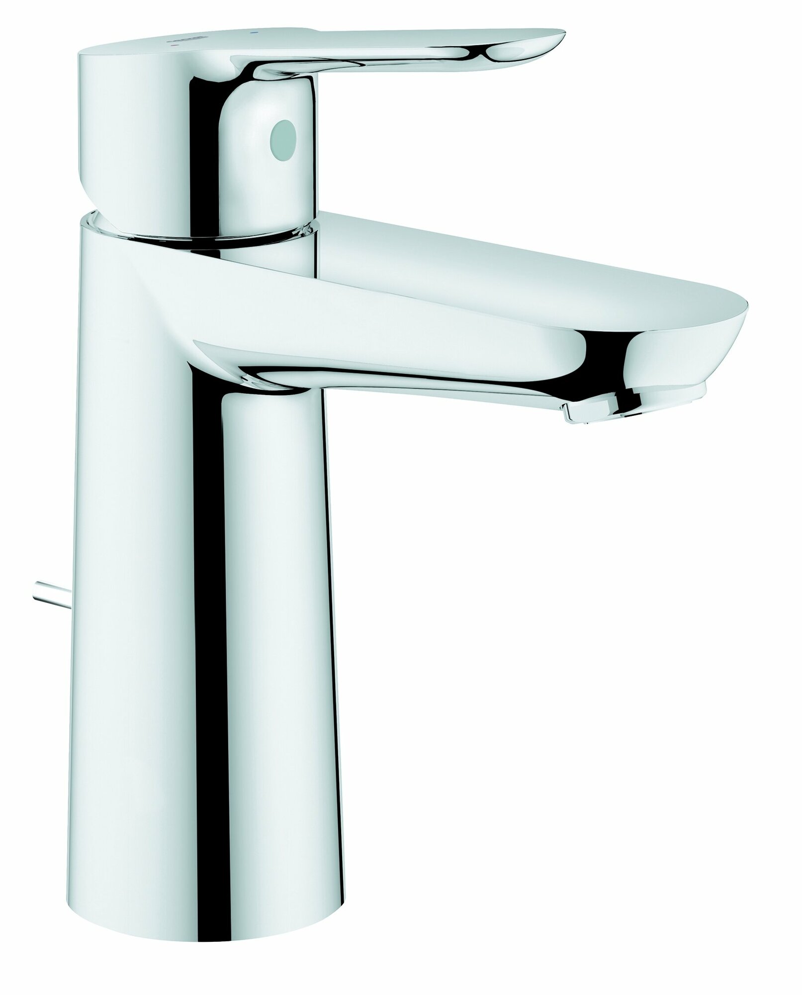 Смеситель для раковины Grohe BauEdge с донным клапаном, M-Size, хром (23758000)