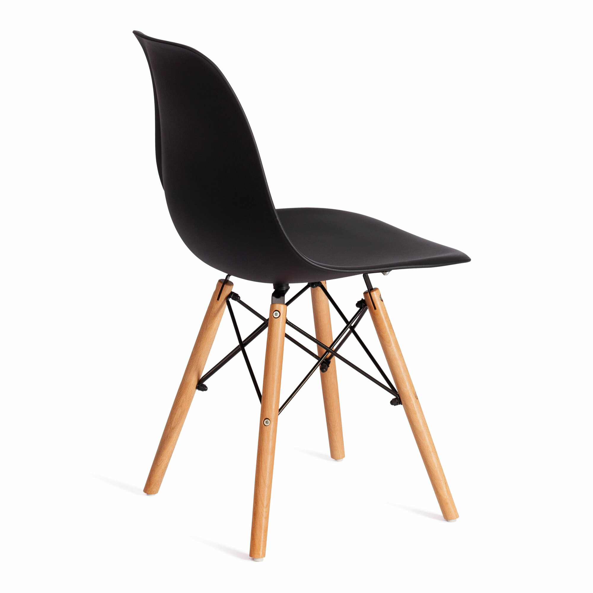 Комплект стульев 4 шт. TetChair CINDY (EAMES) (mod. 1801), черный