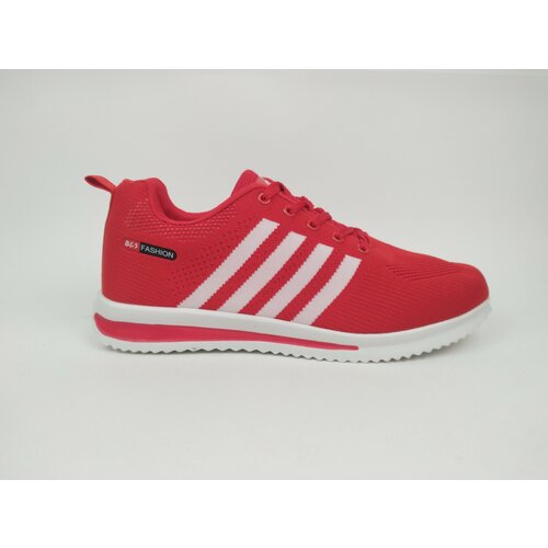 Кроссовки B&5, полнота 5, размер 44, красный, белый