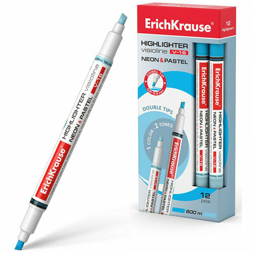 маркер флюорисцентный erichkrause liquid visioline v 14 pastel 0 6 4мм скош желтый арт 56023 количество в наборе 10 шт Маркер флюорисцентный ErichKrause Visioline V-16 Neon+Pastel скошенный голубой арт.56018. Количество в наборе 12 шт.