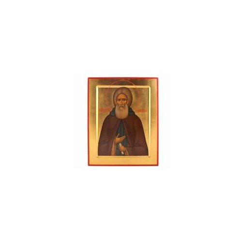икона печать на змеевике сергий радонежский Икона живописная Сергий Радонежский 24х30 #122054