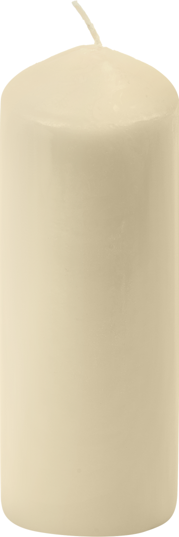 Свеча-столбик 60x170 мм, цвет бежевый