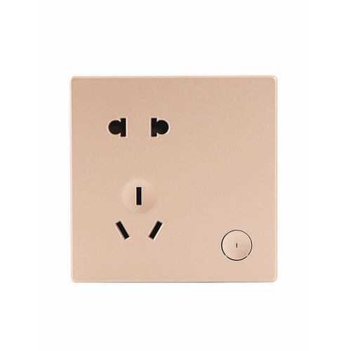 Умная розетка Xiaomi Ptxzn PTX Smart Wall Socket Five-hole Quicksand Gold