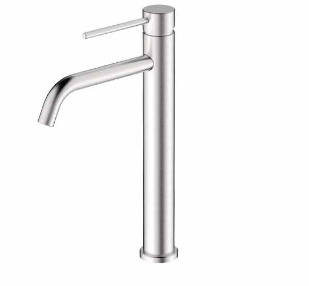 фото Смеситель для раковины Frap F10807-2 высокий, сатин