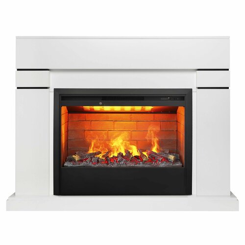 Электрокамин RealFlame LINDELSE 26 WT-P511 с очагом 3D Helios 26