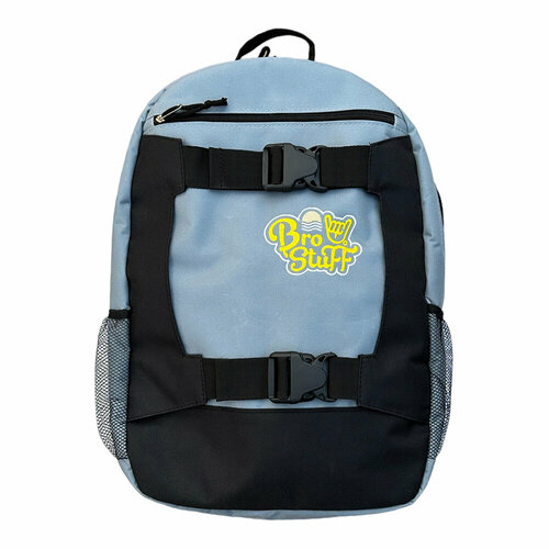 фото Рюкзак brostuff urban sk8 steel grey black 25l bro stuff