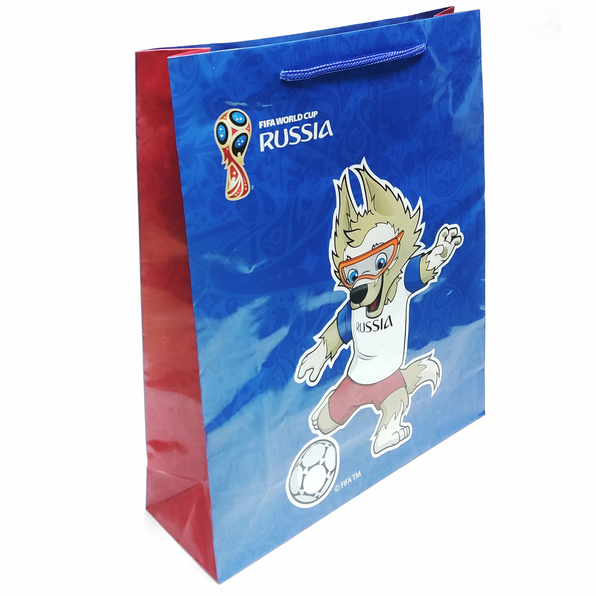 Подарочный пакет 1Toy FIFA 2018 бум.глянц. (Синий) 35 х 28 х 9 см 2018 FIFA World Cup Russia™ - фото №4