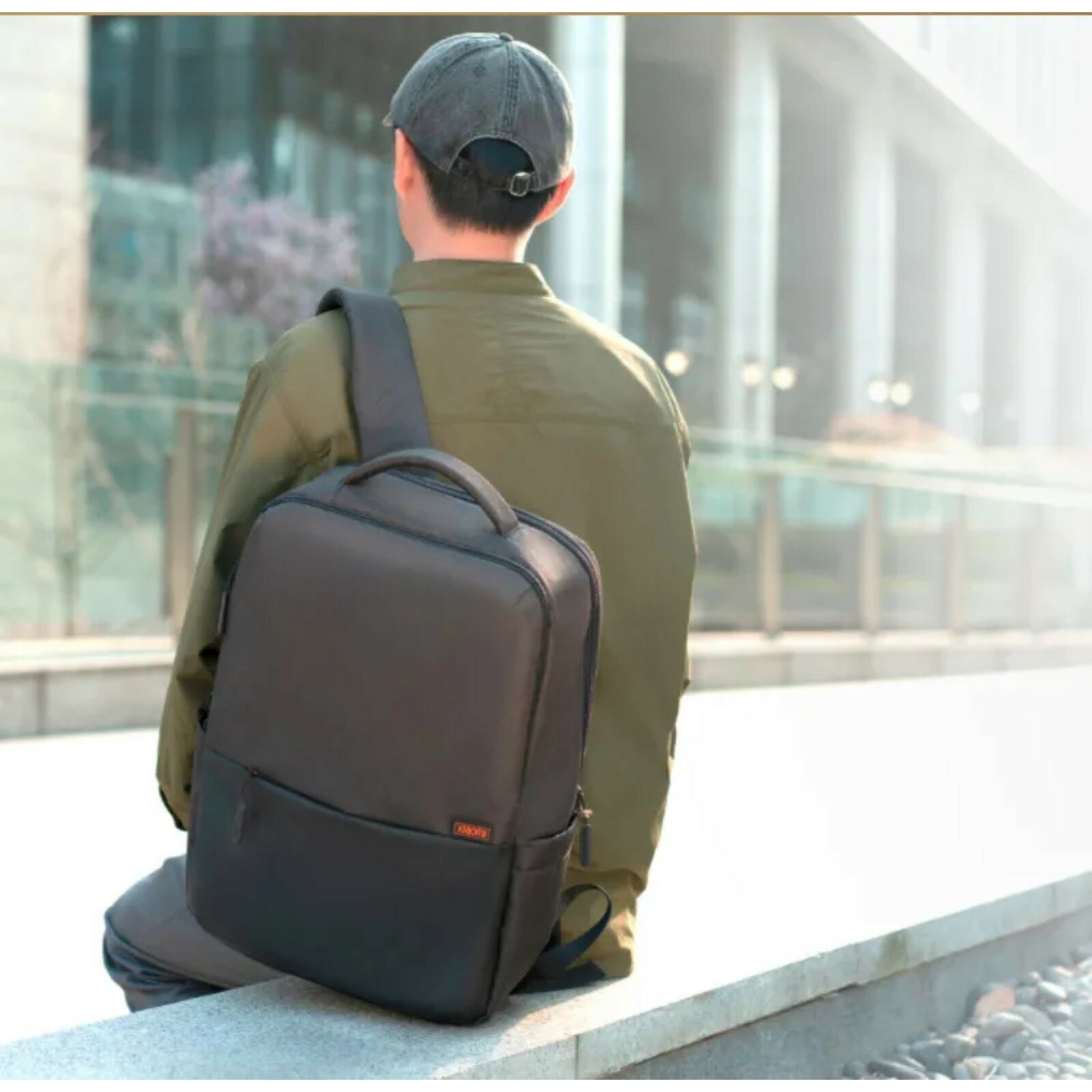 Рюкзак Xiaomi THE BACKPACK XDLGX-04 (X31382) 32x44x16см 21л. 0.5кг. полиэстер темно-серый - фото №12