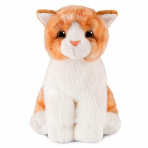 Мягкая игрушка Котик рыжий полосатый сидячий, 25 см мягкая игрушка котик рыжий полосатый сидячий 25 см