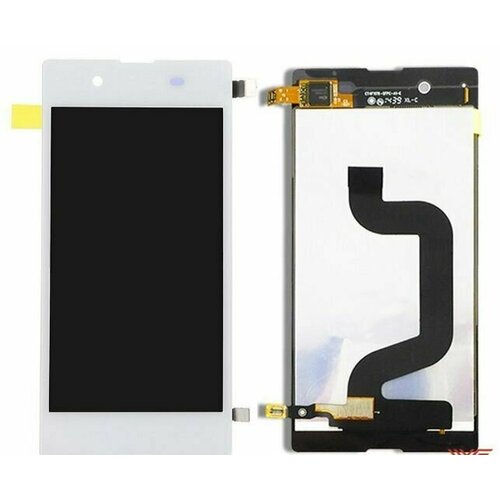 сенсорное стекло тачскрин для sony xperia d2203 d2212 e3 e3 dual черный Дисплей для Sony E3 / E3 Dual (D2203 / D2212) с тачскрином белый