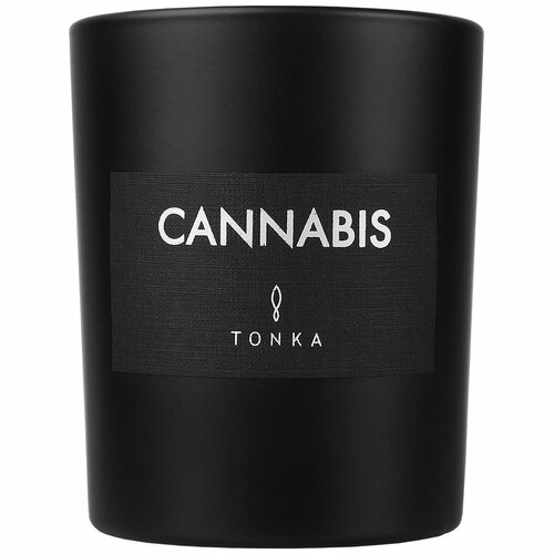 Свеча ароматическая Tonka Black Matt Cannabis